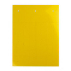 Табличка полужесткая установка в держатель ПВХ-0.5 желт. (уп.60шт) DKC TAS6715Y