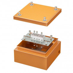 Коробка ответвительная FS150х150х80мм 5р 450В 10А 6кв.мм с гладкими стенками и клеммн. IP66 сталь. DKC FSB30506