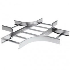 Ответвитель для лестн. лотка Х-образ. 80х300 R-300 цинк-ламель DKC LX8303ZL Ответвитель для лестн. лотка Х-образ. 80х300 R-300 цинк-ламель DKC LX8303ZL