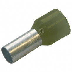 Гильза конечная изолированная (НШВИ) 50/ 25 мм цвет оливковый (упак. 25 шт.)