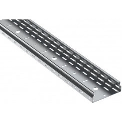 Лоток листовой неперфорированный ESCA 7 100х300 L2500 сталь 2.0мм IEK CLN10-100-300-200-D25