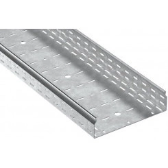 Лоток листовой перфорированный ESCA 7 80х300 L3000 сталь 2.0мм HDZ IEK CLP10-080-300-200-3-HDZ