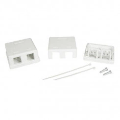 Розетка универсальная 2 порта для модулей Keystone (для модулей форм-фактора A10) DKC RNW2WH