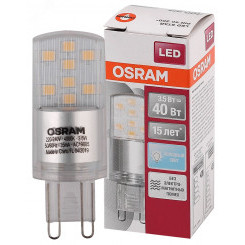 Лампа светодиодная LED 3,5Вт G9 STAR PIN40 (замена 40Вт),белый свет Osram
