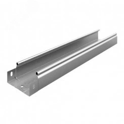 Металлический лоток неперфорированный 100х50х3000, толщ. 0,55 мм, Сендзимир цинк Металлический лоток неперфорированный 100х50х3000, толщ. 0,55 мм, Сендзимир цинк