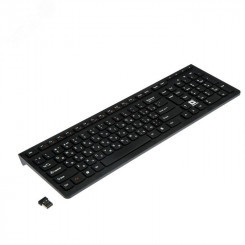 Клавиатура бесроводная UltraMate SM-535 , 104 клавиши, черный
