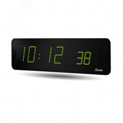 Часы цифровые STYLE II 10S (часы/минуты/секунды), высота цифр 10 см, сек 7 см, зеленый цвет, импульс 24В, 240 В