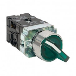 Переключатель BD21 2P с зел. подстветкой 230В NO PROxima EKF xb2-bk21-g-230