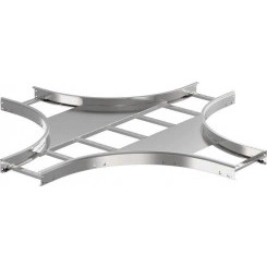 Ответвитель для лотка Х-образ. 55х400 R600 LESTA IEK CKR05-4-055-400 Ответвитель для лотка Х-образ. 55х400 R600 LESTA IEK CKR05-4-055-400