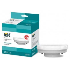 Лампа светодиодная 18Вт T110 таблетка 4000К нейтр. бел. GX70 230В IEK LLE-T110-18-230-40-GX70 Лампа светодиодная 18Вт T110 таблетка 4000К нейтр. бел. GX70 230В IEK LLE-T110-18-230-40-GX70