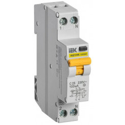 Выключатель автоматический дифференциального тока C 25А 100мА тип A АВДТ32ML KARAT IEK MVD12-1-025-C-100-A