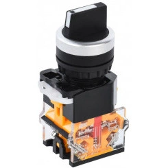 Переключатель D8-11X22 на 2 полож. 1з+1р черн. IEK BSW30-11X22-3-24-2-K02 Переключатель D8-11X22 на 2 полож. 1з+1р черн. IEK BSW30-11X22-3-24-2-K02