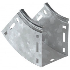 Угол для лотка плавный 45град. 100х80 В10 ESCA HDZ IEK CPV51-0-45-080-100-HDZ Угол для лотка плавный 45град. 100х80 В10 ESCA HDZ IEK CPV51-0-45-080-100-HDZ