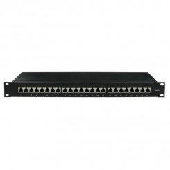 Патч-панель 19дюйм 1U CAT6 24 порта RJ45 экранир. DKC RN6PPF241