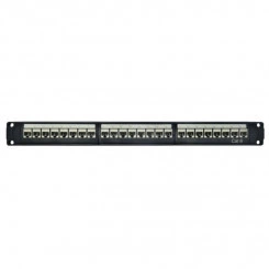 Патч-панель модульная 19дюйм 1U CAT6 24 порта RJ45 экранир. DKC RN6PPF24