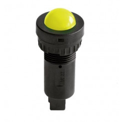 Индикатор сферический штекерное подкл. уст. размер 22/30 круг. красн./зел./желт./син./фиол./гол./бел. 24В DKC ASF0F23RGB24