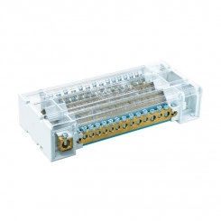 Блок распределительный 4р 11х7мм+2х8мм+2х9мм+1х12мм на DIN рейку с вын. клеммой DKC BD3160164 Блок распределительный 4р 11х7мм+2х8мм+2х9мм+1х12мм на DIN рейку с вын. клеммой DKC BD3160164