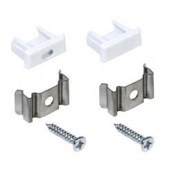 Набор для монтажа накладного прямоуг. профиля для LED ленты 1607 IEK LSADD1607-SET2-N1-04