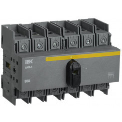 Выключатель-разъединитель модульный 3п 80А ВРМ-3 IEK MVR30-3-080