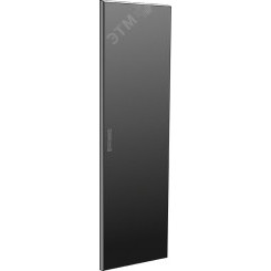 Дверь металлическая ITK для шкафа LINEA N 33U 600 мм черная