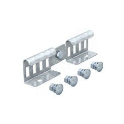 Соединитель кабельного лестничного лотка шарнирный 49x200 горячий цинк Соединитель кабельного лестничного лотка шарнирный 49x200 горячий цинк