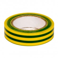 Лента изоляционная ПВХ 0.13х15 (10м) желт./зел. DKC 2NI20T Лента изоляционная ПВХ 0.13х15 (10м) желт./зел. DKC 2NI20T