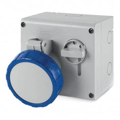 Розетка наружн. уст. 32А 230В 2P+E IP67 DKC DIS5053283 Розетка наружн. уст. 32А 230В 2P+E IP67 DKC DIS5053283