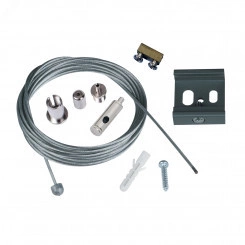 Набор для подвесного монтажа трехфазных шинопровд ов Регулируемая длина Цвет серебряный UFB-H45 SILVER 1 POLYBAG 5м Набор для подвесного монтажа трехфазных шинопровд ов Регулируемая длина Цвет серебряный UFB-H45 SILVER 1 POLYBAG 5м