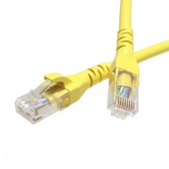 Патч-корд неэкранированный CAT6A U/UTP 4х2 LSZH 10м желт.  DKC RN6AUU4500YL