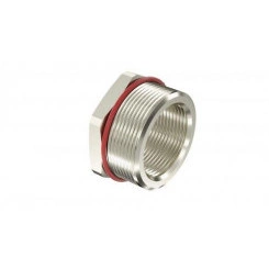 Переходник взрывозащищенный Ex d e Тип А. "наружн.резьб" М50х1.5 - "внутр.резьб" M32х1.5. IP66/67/68 никелир. латунь DKC EXDR-M50M32SB Переходник взрывозащищенный Ex d e Тип А. "наружн.резьб" М50х1.5 - "внутр.резьб" M32х1.5. IP66/67/68 никелир. латунь DKC EXDR-M50M32SB