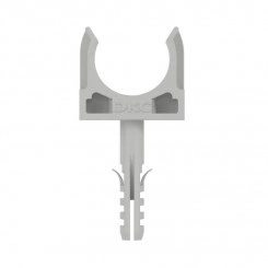 Держатель для труб (клипса) d20мм с защелкой и дюбелем (уп.5шт) DKC 51320R5 Держатель для труб (клипса) d20мм с защелкой и дюбелем (уп.5шт) DKC 51320R5