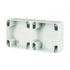 Коробка монтажная для наружн. установки на 2 поста DKC DIS137102 Коробка монтажная для наружн. установки на 2 поста DKC DIS137102