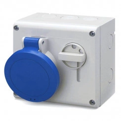 Розетка наружн. уст. 32А 230В 2P+E IP44 DKC DIS5003283 Розетка наружн. уст. 32А 230В 2P+E IP44 DKC DIS5003283