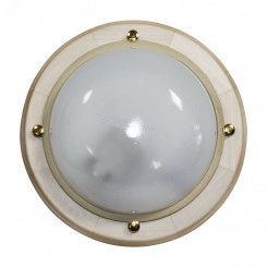 Светильник НББ-03-60-013 IP 65 Терма 1301 Круг малый матовый корпус  липа индивидуальная упаковка