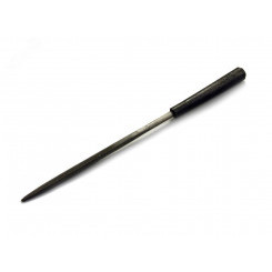 Надфиль трехгранный 160 мм №1 с ручкой