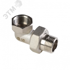 Сгон разъемный ВН 1' угловой (американка), никелированный Сгон разъемный ВН 1' угловой (американка), никелированный