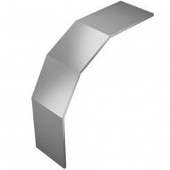 Крышка лестничного верт. внеш. угла 90 гр. 100 мм Крышка лестничного верт. внеш. угла 90 гр. 100 мм