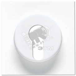 Крышка к выключателю для замочного механизма  белая