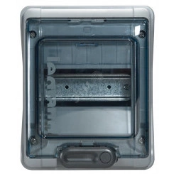 Щиток Ip65 6 модулей с шинками N+Pe Plexo 3 Щиток Ip65 6 модулей с шинками N+Pe Plexo 3