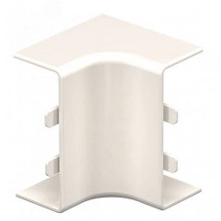 Крышка внутреннего угла кабельного канала WDK 20x50 мм (ПВХ, кремовый) Крышка внутреннего угла кабельного канала WDK 20x50 мм (ПВХ, кремовый)