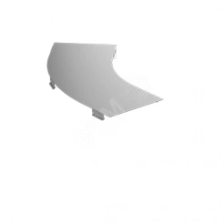 Крышка на поворот горизонтальный LT 45 град. осн. 200 S=1мм R=300мм оцинк. Крышка на поворот горизонтальный LT 45 град. осн. 200 S=1мм R=300мм оцинк.