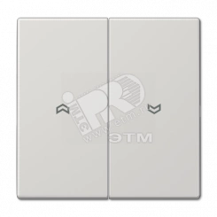 Клавиша для выключателя управления жалюзи  светло-серая