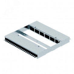 Распределитель энергии для фальш-пола 400x420x50 мм для 2x6 FLF-разъема (сталь)