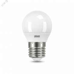 Лампа светодиодная LED 12 Вт 950 Лм холодная 6500К Е27 шар Elementary Gauss