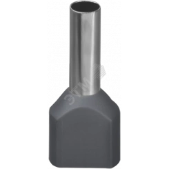 Наконечник-гильза НШВИ-2, 4 - 12 серый(50шт/уп.) Navigator Наконечник-гильза НШВИ-2, 4 - 12 серый(50шт/уп.) Navigator