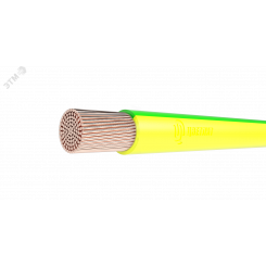 Провод силовой ПуГВнг(A)-LS 1х50 зелено-желтый ТРТС