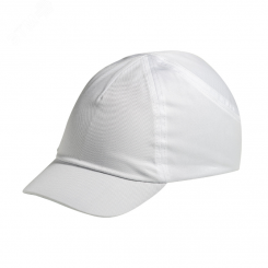 Каскетка защитная RZ ВИЗИОН CAP белая (защитная, легкая, укороченный козырек, удобная посадка, улучшенная вентиляция, от -10°C до + 50°C)