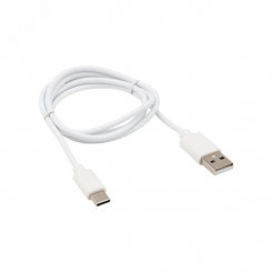 Кабель USB-Type-C, PVC, black, 1m