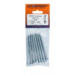 Шуруп по бетону HEX 6x80 TX25 оцинкованный (8 шт.) Шуруп по бетону HEX 6x80 TX25 оцинкованный (8 шт.)