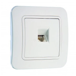 Lillium Розетка TF евро белая